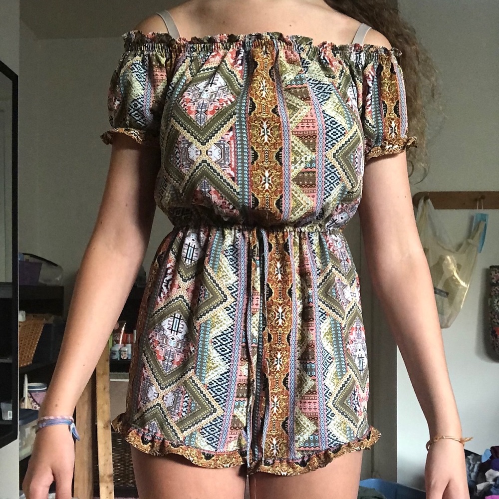 Off the shoulder romper